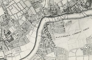 Carte de Battersea et Chelsea